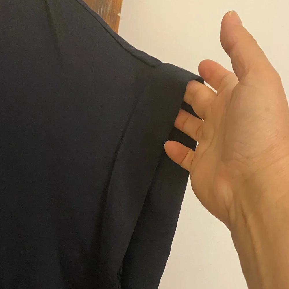 Lafayette 148 New York Black Blouse - Picture 3 of 12